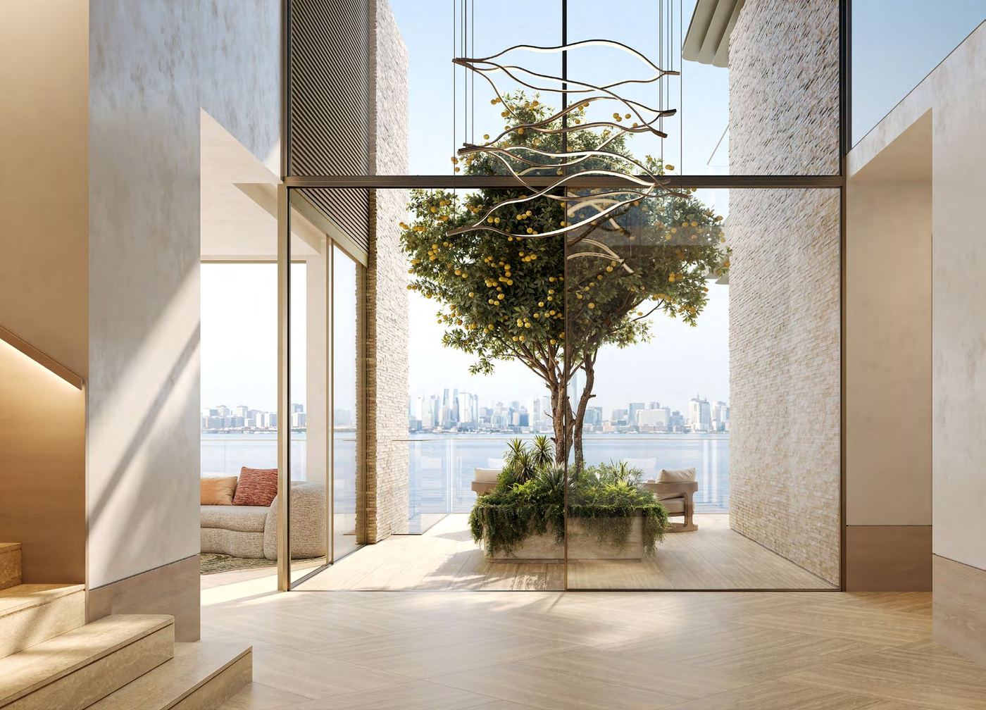 4-bedroom duplex entrance lobby