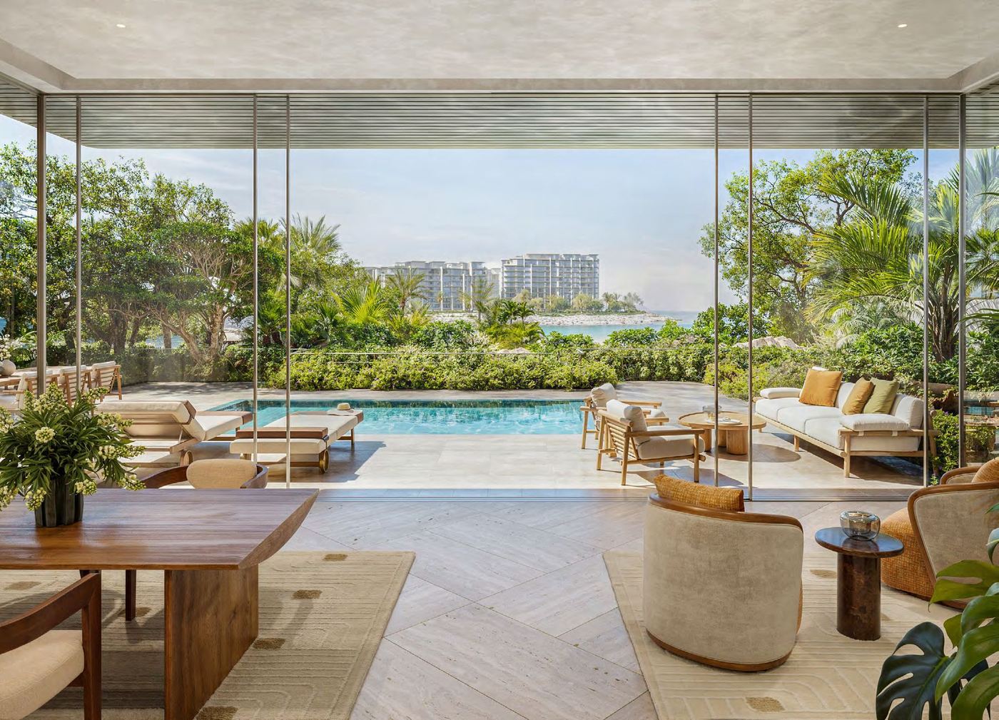 3-bedroom garden residence with private pool
